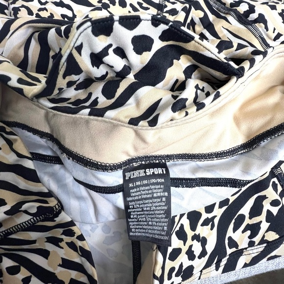 PINK Sport Ankle Leggings Animal Print - Picture 7 of 8